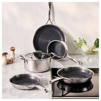 Zwilling Peak Padella Bassa Antiaderente In Acciaio Inox Con Rivestimento Ceraforce Hycoat