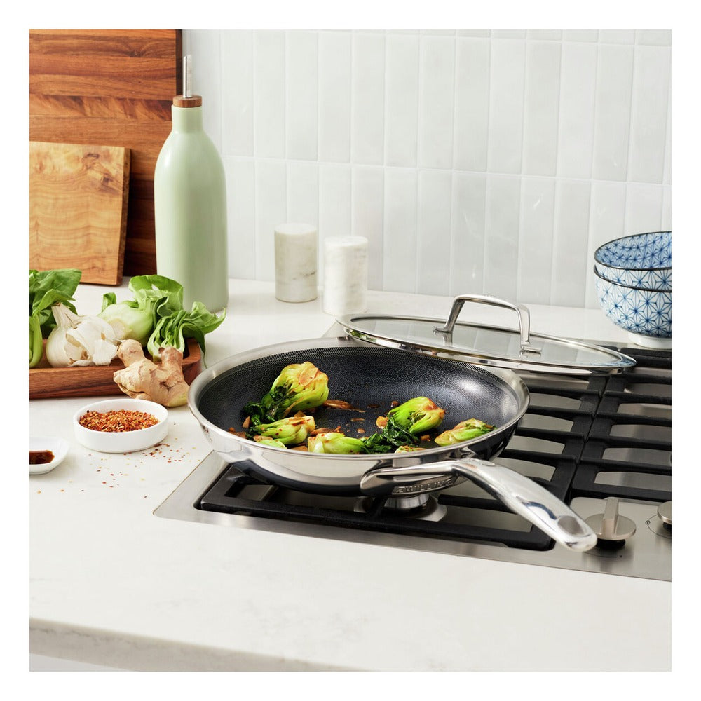 Zwilling Peak Padella Bassa Antiaderente In Acciaio Inox Con Rivestimento Ceraforce Hycoat