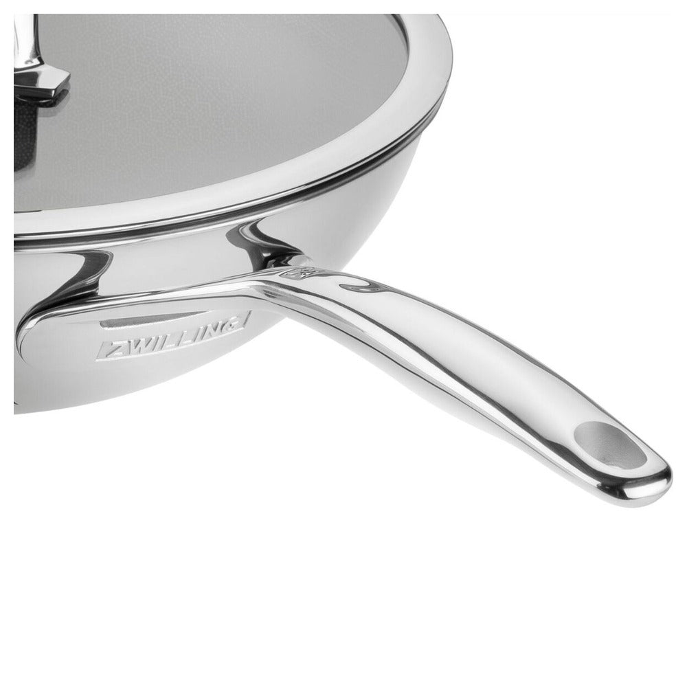 Zwilling Peak Wok Antiaderente Con Coperchio In Acciaio Inox Con Rivestimento Ceraforce Hycoat