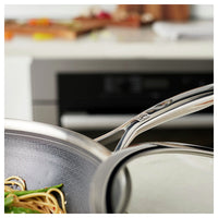 Zwilling Peak Wok Antiaderente Con Coperchio In Acciaio Inox Con Rivestimento Ceraforce Hycoat