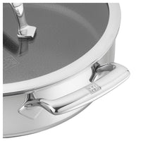 Zwilling Peak Tegame Basso Antiaderente Con Coperchio In Acciaio Inox Con Rivestimento Ceraforce Hycoat