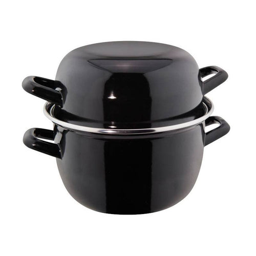 Ilsa Cocotte Per Molluschi In Porcellana Con Coperchio In Ferro