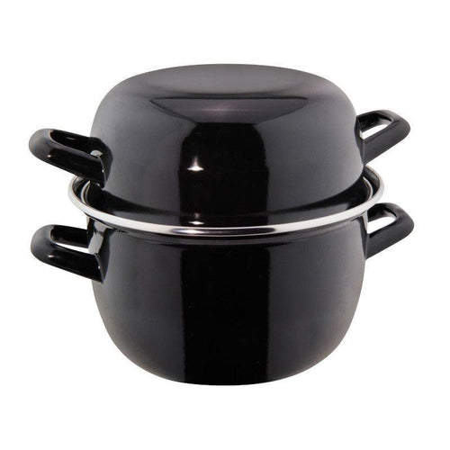Ilsa Cocotte Per Molluschi In Porcellana Con Coperchio In Ferro