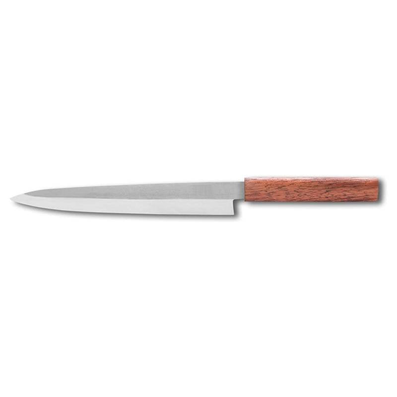 23 Cm Ilsa Asia Coltello Yanagiba In Acciaio Inox Legno