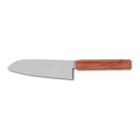 16 Cm Ilsa Asia Coltello Santoku In Acciaio Inox Legno
