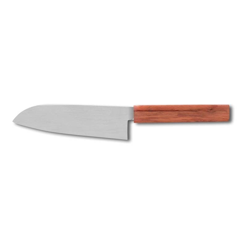 16 Cm Ilsa Asia Coltello Santoku In Acciaio Inox Legno