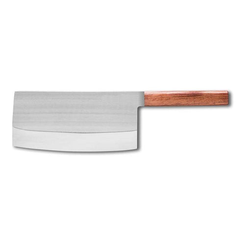 20 Cm Ilsa Asia Coltello Mannaia In Acciaio Inox Legno