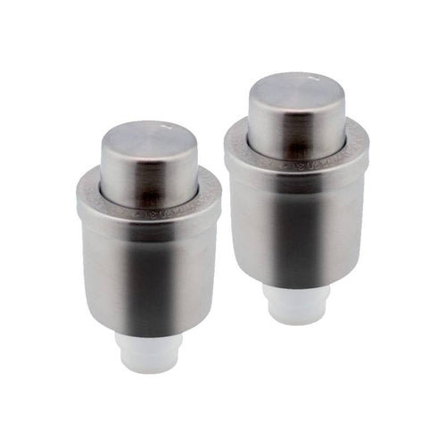 Ilsa Mixage Tappo Sottovuoto Salva Vino In Acciaio Inox Con Indicatore Data Set 2 Pz