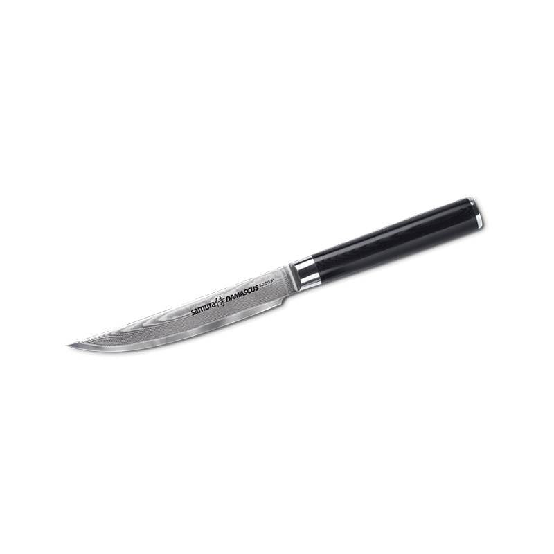 12 Cm Samura Damascus Coltello Bistecca In Acciaio Di Damasco