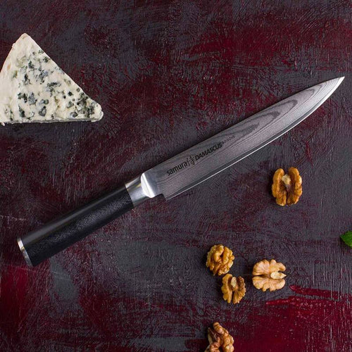 23 Cm Samura Damascus Coltello Giapponese In Acciaio Di Damasco