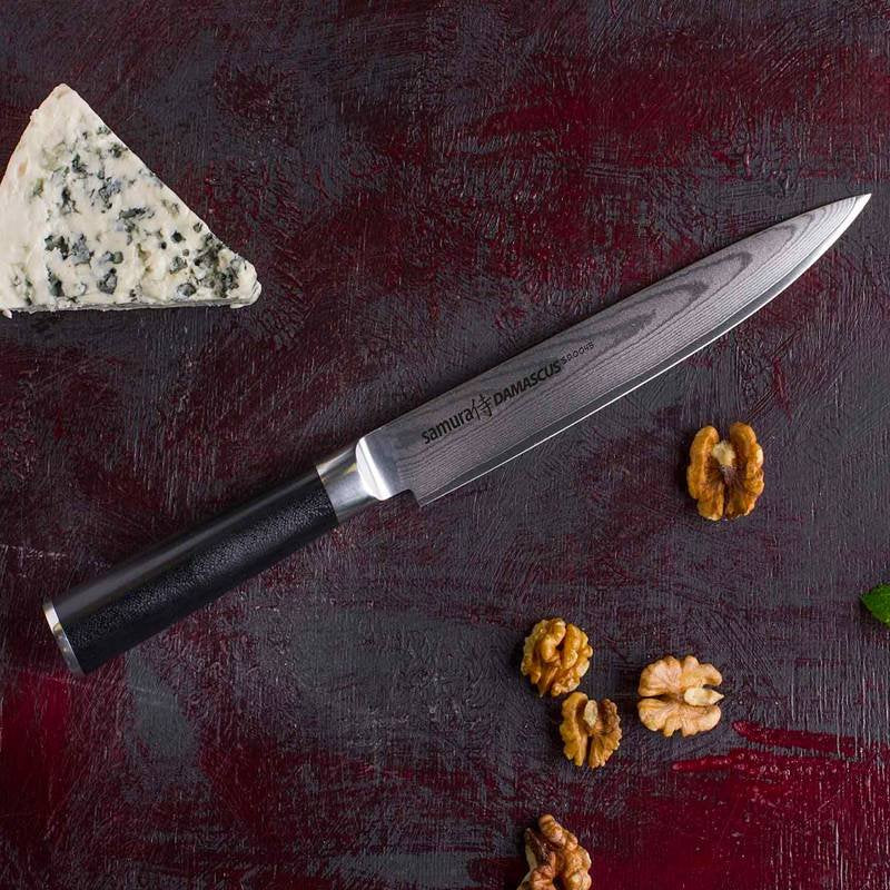 23 Cm Samura Damascus Coltello Giapponese In Acciaio Di Damasco
