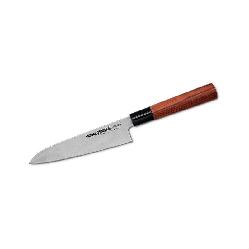 17 Cm Samura Okinawa Coltello Gyuto In Acciaio Inox