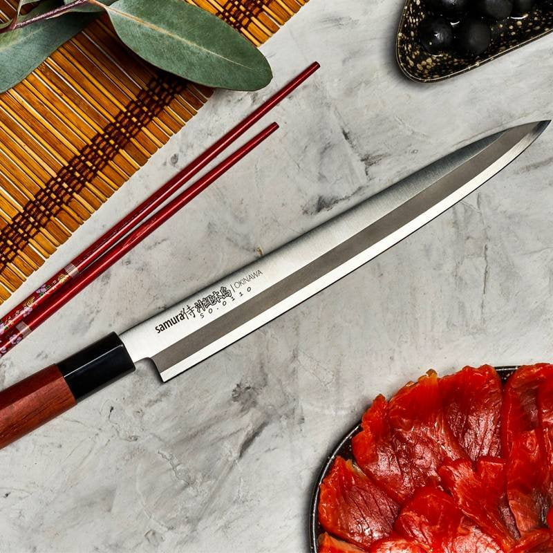Samura Okinawa Coltello Yanagiba In Acciaio Inox