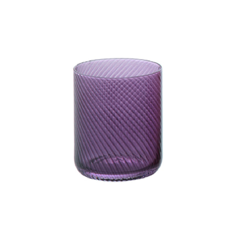 Set Di 6 Bicchieri A Spirale In Vetro Soffiato A Mano, Colore Blu Acqua, Artigianali Messicani, 396g - 3