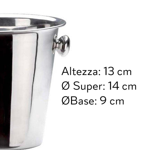 Abert Basic Secchiello Ghiaccio In Acciaio Inox