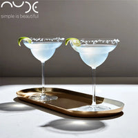 40 Cl Nude Vintage Bicchiere Margarita In Vetro Set 6 Pezzi
