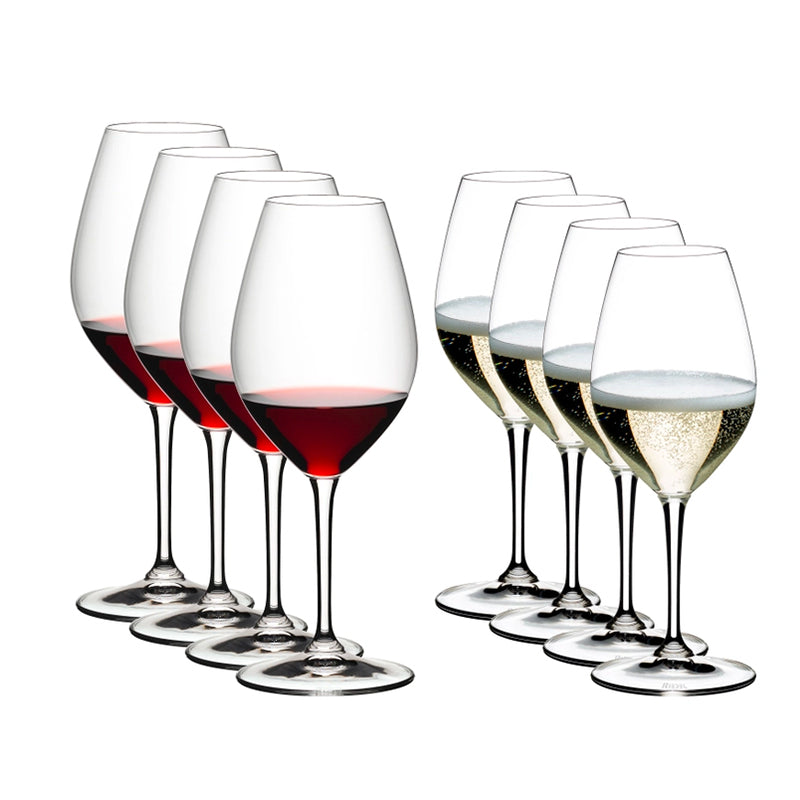 Riedel Friendly Calice Degustazione In Vetro Set 8 Pezzi