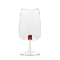 38 Cl Zafferano Bilia Calice Vino Multiuso Bilia Colorata In Vetro Borosilicato Set 6 Pezzi