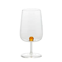 38 Cl Zafferano Bilia Calice Vino Multiuso Bilia Colorata In Vetro Borosilicato Set 6 Pezzi