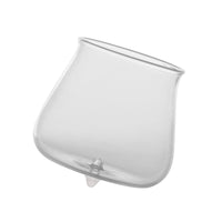 40 Cl Zafferano Pirolo Bicchiere Acqua Punta In Vetro Borosilicato Set 6 Pezzi