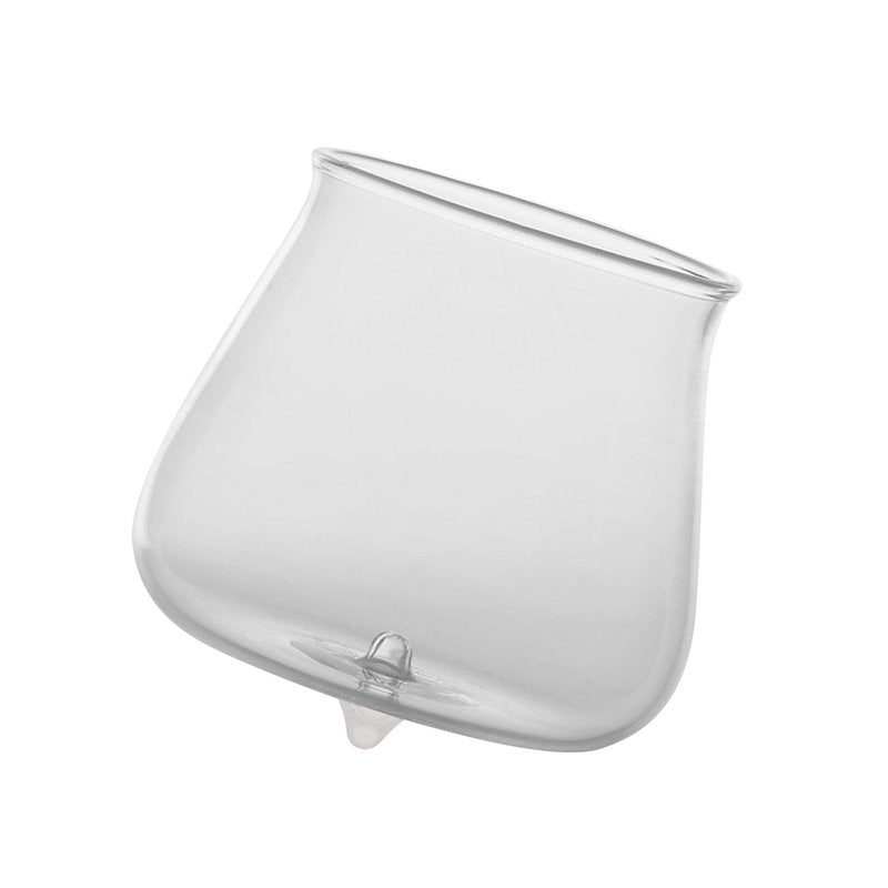 40 Cl Zafferano Pirolo Bicchiere Acqua Punta In Vetro Borosilicato Set 6 Pezzi