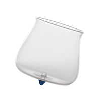 40 Cl Zafferano Pirolo Bicchiere Acqua Punta In Vetro Borosilicato Set 6 Pezzi