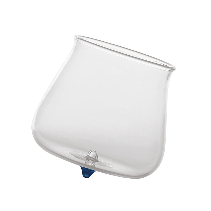 40 Cl Zafferano Pirolo Bicchiere Acqua Punta In Vetro Borosilicato Set 6 Pezzi