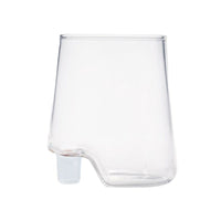 42 Cl Zafferano Gamba De Vero Bicchiere Acqua Tacco Colorato In Vetro Borosilicato Set 6 Pezzi
