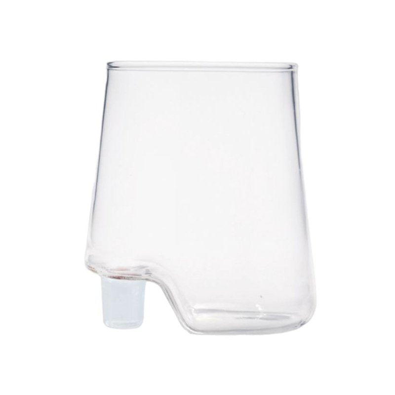 42 Cl Zafferano Gamba De Vero Bicchiere Acqua Tacco Colorato In Vetro Borosilicato Set 6 Pezzi