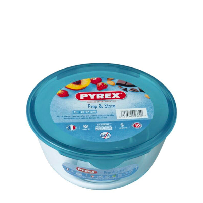 Pyrex Prep And Store Coppa Multiuso Con Coperchio In Vetro Borosilicato
