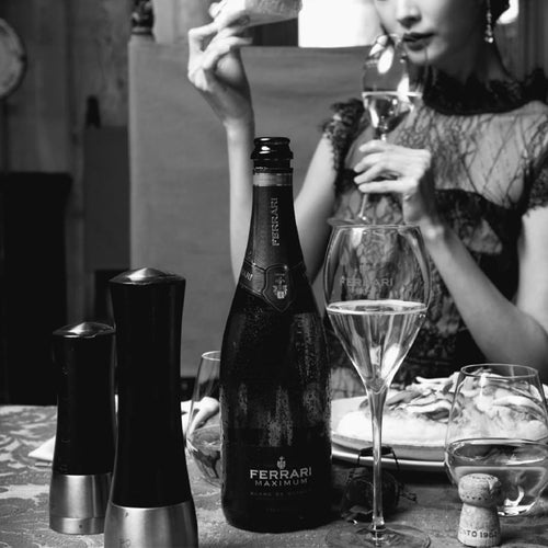 Maximum Blanc De Blancs Trento Doc Magnum Cantine Ferrari