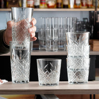 35 5 Cl Pasabahce Timeless Bicchiere Whisky In Vetro Temperato Set 6 Pezzi