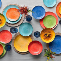 Tognana Madison Kaleido Servizio Piatti In Porcellana Set 18 Pz