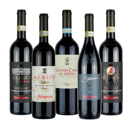 I Rossi Di Mastromerardino Degustazione Cantine Mastroberardino Set 5 Bottiglie