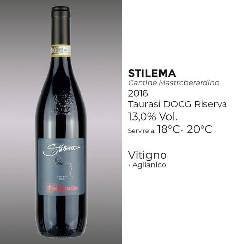 Stilema Taurasi Docg 2016 Cantine Mastroberardino