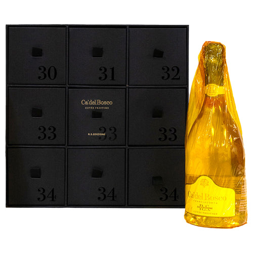 Cuvee Prestige Cofanetto Verticale Franciacorta Docg Ca Del Bosco Set 9 Bottiglie