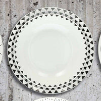 Tognana Metropolis Graphic Servizio Piatti In Porcellana Set 18 Pz