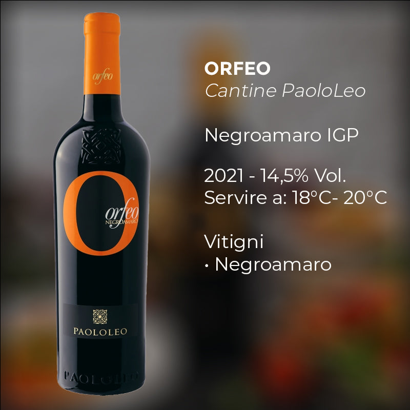 Orfeo Puglia Igt 2021 Cantina Paololeo