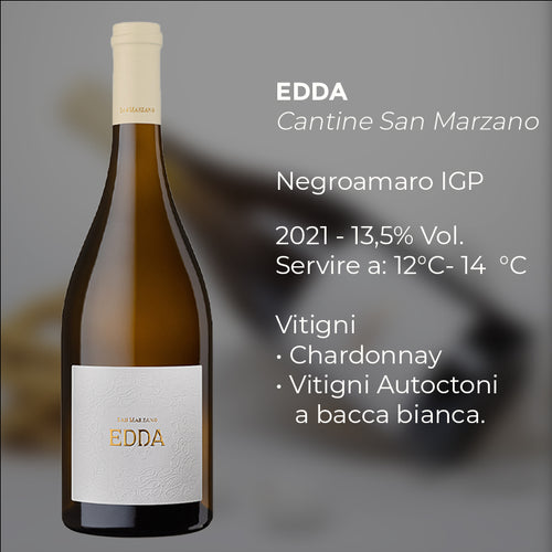 Edda Salento Igt 2022 Cantine San Marzano