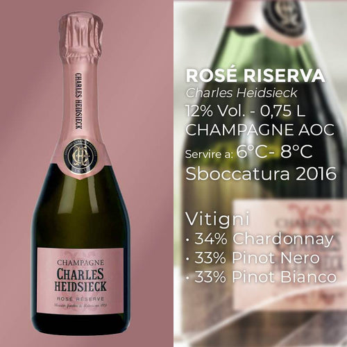 Riserva Brut Rose Champagne Aoc Rose Charles Heidsieck