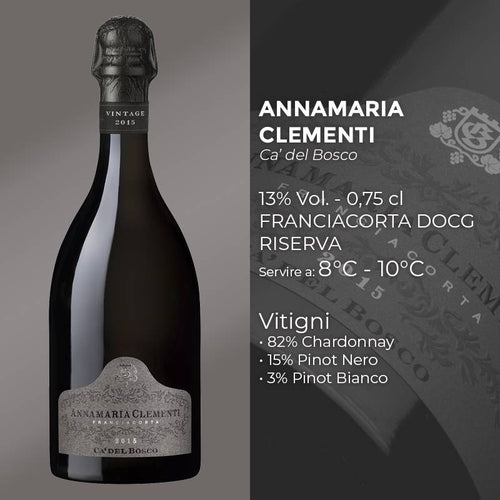 Annamaria Clementi Franciacorta Docg Riserva 2015 Ca Del Bosco