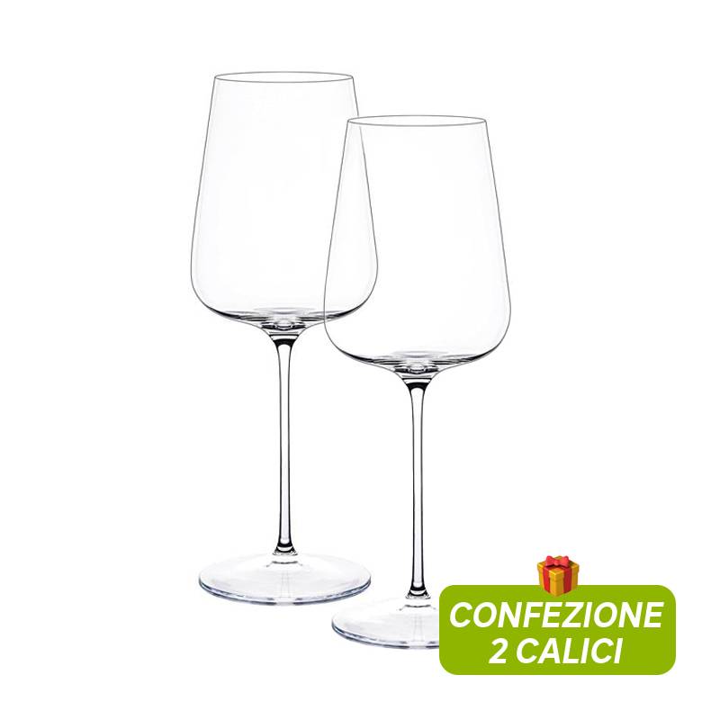 67 Cl Italesse Etoile Blanc Extreme Calice Vino Bianco In Vetro Set 2 Pezzi