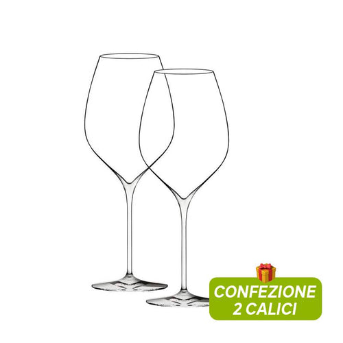 72 Cl Italesse Masterclass Xtreme Calice Vino Rosso In Vetro Set 2 Pezzi