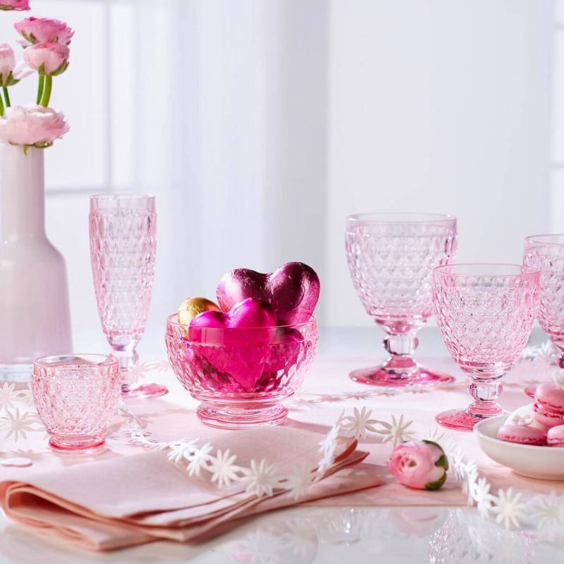 14 5 Cl Villeroy And Boch Boston Calice Flute In Vetro Set 4 Pezzi