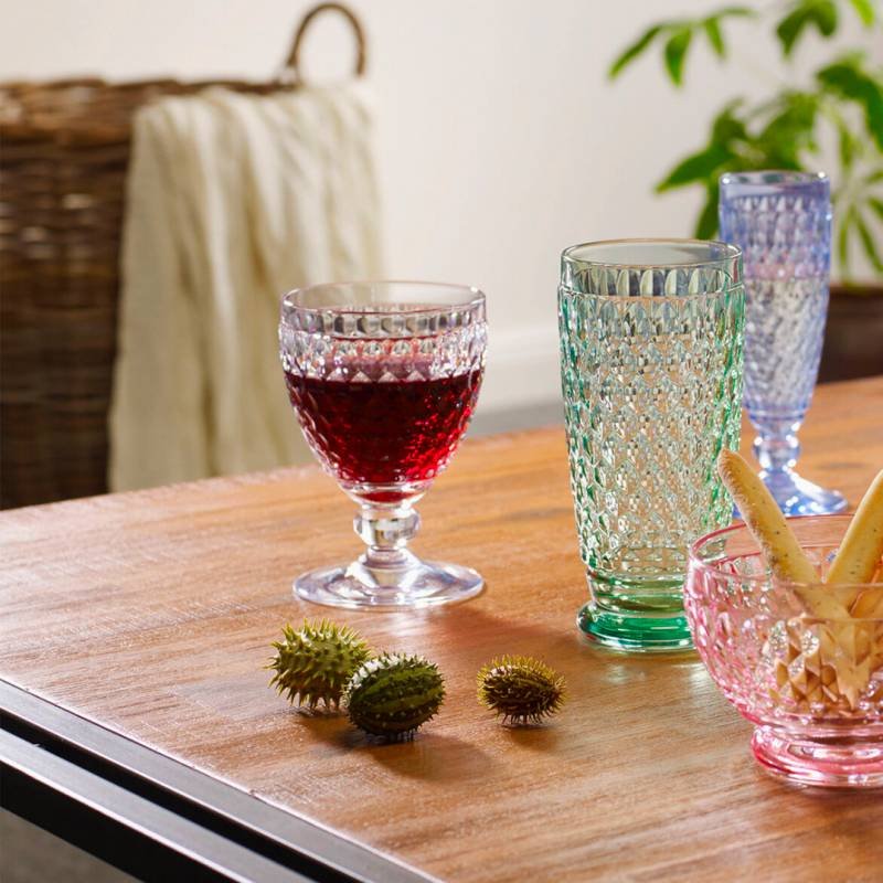 20 Cl Villeroy And Boch Boston Calice Vino Rosso In Vetro Set 4 Pezzi