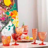 20 Cl Villeroy And Boch Boston Calice Vino Rosso In Vetro Set 4 Pezzi