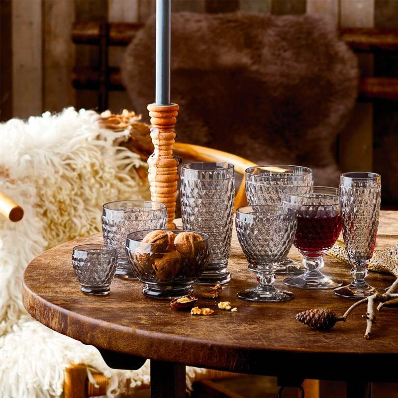 20 Cl Villeroy And Boch Boston Calice Vino Rosso In Vetro Set 4 Pezzi