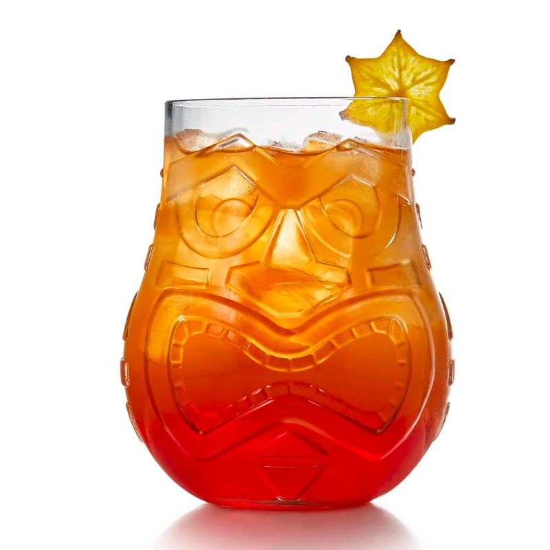 47 Cl Onis Tiki Split Bicchiere Cocktail In Vetro Set 12 Pezzi