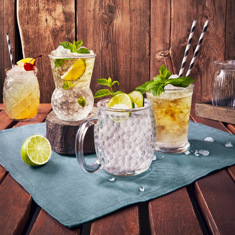 38 Cl Bormioli Rocco Bartender Bicchiere Cocktail In Vetro Set 6 Pezzi