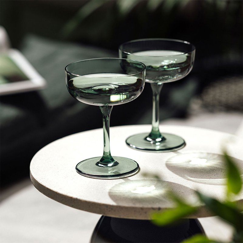 10 Cl Villeroy And Boch Like Coppa Champagne In Vetro Set 2 Pezzi